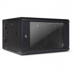 Inter-Tech SMB-6606 6U Seinale monteeritav riiul Must