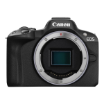 Canon EOS R50 MILC (Peeglita vahetatavate objektiividega kaamera) 24,2 MP CMOS 6000 x 4000 pikslit Must