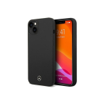 Case Case Mercedes Benz Mercedes Mercedes MEHCP14MSILBK iPhone 14 Plus 6.7 inch black/black hardcase silicone line