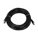 Extralink EX.7591 v&otilde;rgukaabel Must 10 m Cat5e F/UTP (FTP)