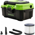 Dry-wet Dry-wet cleaning pump Greenworks G24WDVK4 24 V 1x4.0 Ah battery.