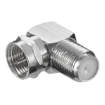 Fuj:tech antenna adapter, 90&deg; angle, F-female - F-male