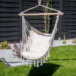 Krzesło Krzesło Brazilian with cushions 100 x 90 cm ecru PATIO