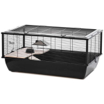 INTER-ZOO Bob + Wood black - cage for a hamster