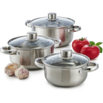 Pot Pot set Tully 6-element DOMOTTI in stainless steel