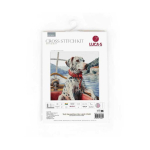 luca luca S Counted cross stitch kit "Dalmatians at Lake Como" 29x29 cm SBU5039