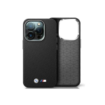 BMW M Edition Kevlar Wrapped Metal iPhone 16 Pro Max Case - Black