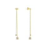 Brilio Brilio Silver Brilio Silver Original gold-plated earrings with zircons EA629Y