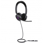 Yealink UH48 Dual UC USB-C/A K&otilde;rvaklapp Juhtmega &uuml;hendatud Peav&otilde;ru K&otilde;ned/muusika USB Type-C / USB Type-A Must