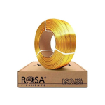 3D 3D plastikas PLA kuldne l&auml;ikiv (silk Gold) 1.75mm 1kg t&auml;itepakend Rosa3D