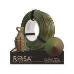 3D 3D plastikas PET-G Magic Army (Roheline-pruunikas kollane-Bronze) 1kg t&auml;idis Rosa3D