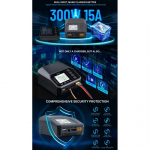 Akumulaator Akumulaator TOOLKITRC M6AC Nutikas akumulaatori laadija, AC 100W, DC 300W