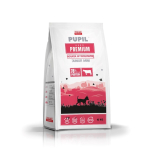 PUPIL Premium Junior Mini rikkalikult veiselihaga - kuiva koeratoit - 10kg