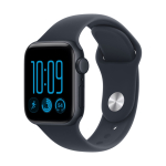 Apple Watch SE 3 (GPS + Cellular) 40 mm keskmise &ouml;&ouml; alumiiniumkorpus ja must sinine spordirihm, S/M