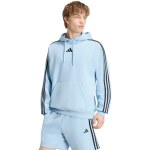 Meeste Meeste adidas Essentials 3-Stripes Fleece Hoodie sinine KY4170 (M)