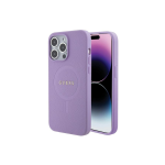 Case Case Guess GUHMP15XPSAHMCU iPhone 15 Pro Max 6.7" purple|purple hardcase Saffiano MagSafe