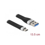 DeLOCK 85771 USB-kaabel USB 3.2 Gen 1 (3.1 Gen 1) 0,135 m USB A USB C Must