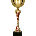 Detail Detail Gold and red metal cup