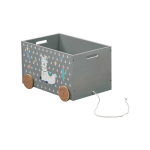 Toy Toy box with handles, on wheels, alpaca, Kesper