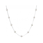 Evolution Evolution Group Silver necklace with 9 real pearls Pavona 22013.1