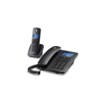 Motorola C4201 Analoog-/DECT telefon Helistaja ID Must