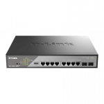 D-Link DSS-200G-10MPP/E v&otilde;rgul&uuml;liti Juhitav L2 Gigabit Ethernet (10/100/1000) Power over Ethernet tugi 1U Hall