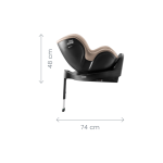Britax Britax R&ouml;mer autoistme k&auml;t&auml;it DUALFIX PRO M, LUX, 61-105 cm, v&auml;rv: Kreem.