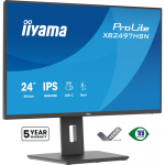 iiyama ProLite XB2497HSN-B1 PC lamekuvar 60,5 cm (23.8") 1920 x 1080 pikslit Full HD LED Must