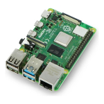 Raspberry Raspberry Pi 4 B mudel, kahefrekventne traadita internet, Bluetooth, 3 GB RAM, 1,8 GHz