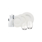 Villeroy Villeroy & Boch Wonderful World White 4 Friends 36 &otilde;htus&ouml;&ouml;giserviis 36 tk Portselan Valge