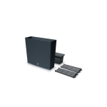 Prosperplast Doniczka RATO CASE TOWER - anthracytowy