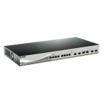 D-Link DXS-1210-12TC/E v&otilde;rgul&uuml;liti Juhitav L2 10G Ethernet (100/1000/10000) 1U Must, H&otilde;be