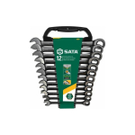 SATA FLOW-EYE WRENCH, 12 pcs., WITH RATCHET