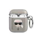 Karl Karl Lagerfeld KLA2UKHGK AirPods cover czarny|black Glitter Karl