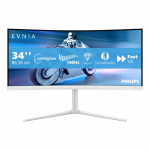 Philips Evnia 5000 34M2C5501A/00 PC lamekuvar 86,4 cm (34") 3440 x 1440 pikslit Wide Quad HD LCD Valge