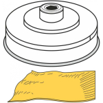 Pasta Pasta Sfoglia Hendi pasta making nozzle, 155 mm, 1-4 mm