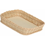 Wicker Wicker basket for midollin lasagna - brown, 30 cm