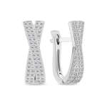Brilio Brilio Silver Brilio Silver Glittering silver earrings PE066