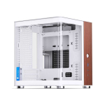 Jonsbo TK-0 PC Geh&auml;use, Mini-Tower, Mini-ITX, Tempered Glass, Holz - white