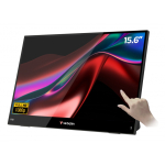 Verbatim Portable 15.6" FHD Touch Monitor LIGHT Kaasaskantav monitor Must 39,6 cm (15.6") LCD 1920 x 1080 pikslit