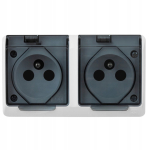 Elektro Elektro Plast Nasielsk GN.2X2P+Z N/T IP44 valge KL.DYMNA HERME