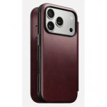 Nomad Modern Leather Folio mobiiltelefoni &uuml;mbris 16 cm (6.3") Foolio Burgundia