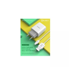 iKaku KSC-396 USB peamine laadija + USB Lightning 2.4A 1m valge