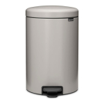 BRABANTIA pr&uuml;gikast pedaaliga NewIcon 20 l Soft Grey 254406 (8710755254406)