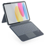EPICO Klaviatuur koos &uuml;mbrisega Apple iPad 10,2" - Must/Hall