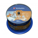 Verbatim 43533 t&uuml;hi DVD 4,7 GB DVD-R 50 tk