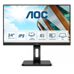 AOC P2 24P2Q LED display 60,5 cm (23.8") 1920 x 1080 pikslit Full HD Must