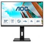 AOC P2 U32P2 PC lamekuvar 80 cm (31.5") 3840 x 2160 pikslit 4K Ultra HD LED Must