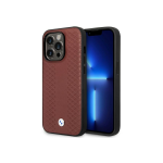 Case Case BMW BMHMP14X22RFGR iPhone 14 Pro Max 6.7" burgundy Leather Diamond Pattern MagSafe