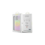 Case Case Guess "Hardcase IML Iridescent MagSafe iPhone 15 Pro Max" Pink